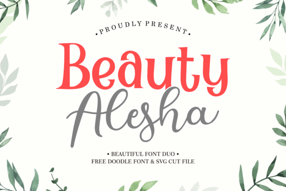 Beauty Alesha: A Script Handwritten Font for Brands