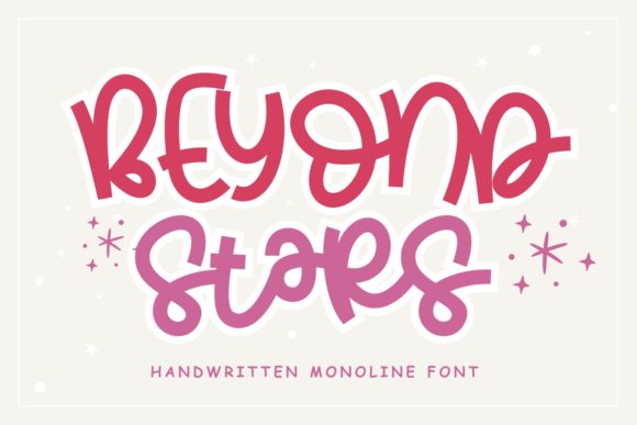 Beyond Stars: A Quirky Handwritten Font for Web Design