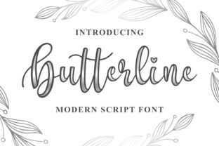 Butterline: A Playful Yet Sophisticated Script Font for Editorial Design