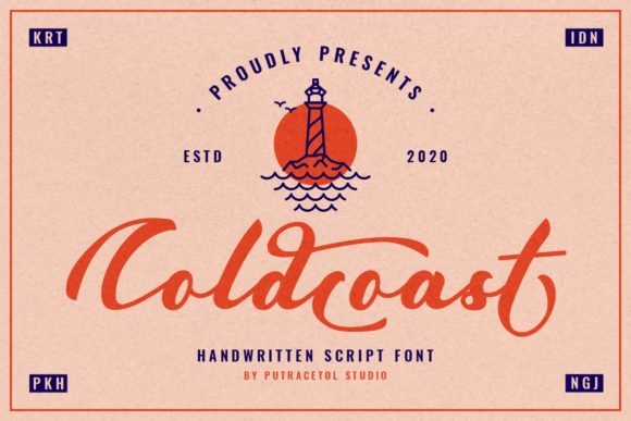 Coldcoast: A Charming Handwritten Script for Creative Branding Projects