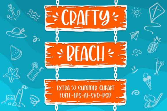 Crafty Beach: A Casual Handwritten Font for Digital Branding