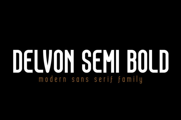 Delvon Semi Bold: A Versatile Sans Serif Font for Professional Branding