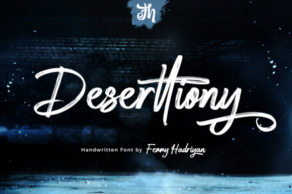 Deserttiony: A Versatile Script Handwritten Font for Crafters and Sellers