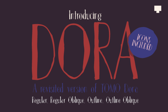 Dora: A Minimal Sans Serif Font for Handmade Labels and Creative Designs