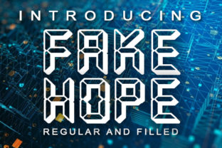 Fake Hope: A Decorative Font for Playful Digital Branding