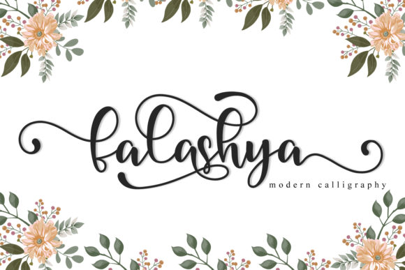 Falashya: A Charming Script Font for Business Branding