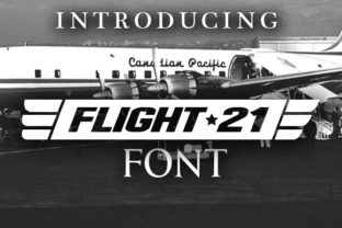 Flight 21: The Bold Decorative Font for Campaign Visuals