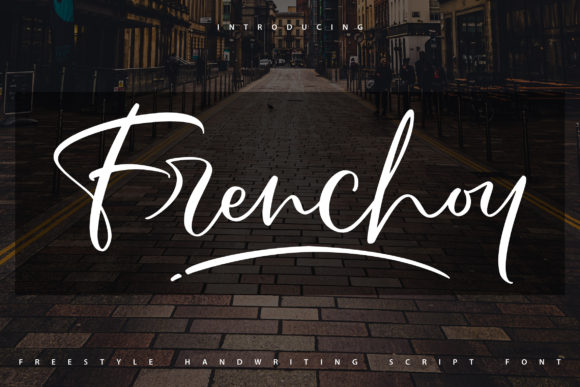 Frenchoy: A Sweet and Flowing Handwritten Font for Elegant Branding