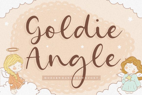 Goldie Angle: A Distinct Handwritten Font for Crafters and Small Business Designers
