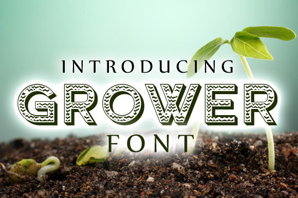 Grower: A Cheerful Decorative Font for Scroll-Stopping Digital Design