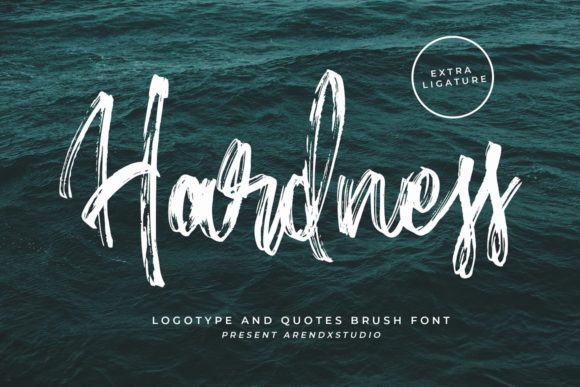 Hardness – A Handwritten Brush Font That Stands Out