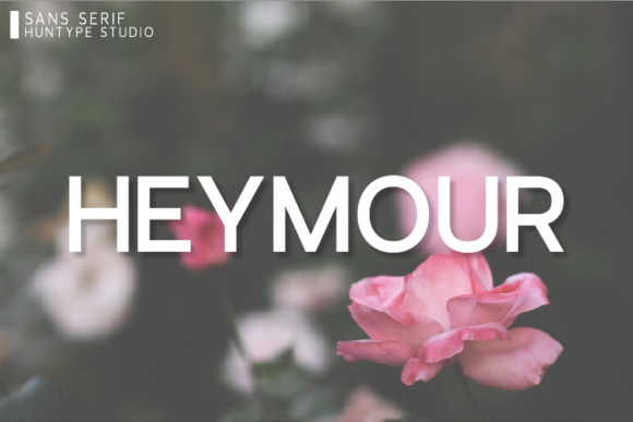 Heymour: A Minimal Sans Serif Font for Makers and Creative Sellers