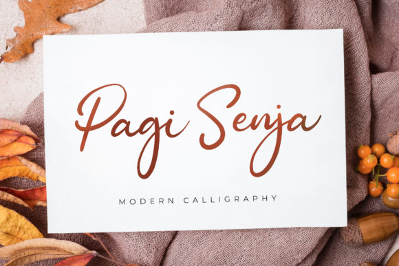 How Pagi Senja Font Elevates Small Business Branding with Elegant Handwritten Style