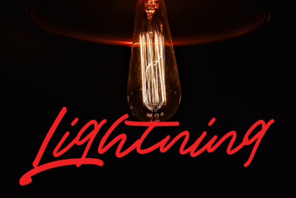 Lightning: A Quirky Handwritten Font for Modern Web Design Projects