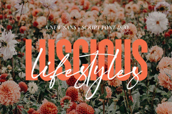 Luscious Lifestyle Duo: A Font for Every Design Moment