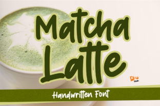 Matcha Latte: A Handwritten Font for Editorial Design