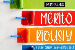 Meritoriously Handwritten Font for Standout Web Projects