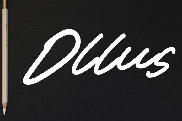 Ollus: A Sweet Handwritten Font for Elegant Editorial Design