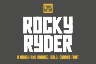 Rocky Ryder: A Display Sans Serif for Digital Design