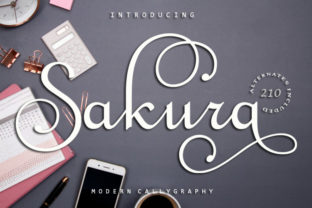 Sakura: A Handwritten Font for Elegant Editorial Design