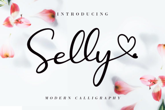 Selly: A Charming Script Handwritten Font for Creative Designs