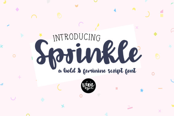 Sprinkle: A Bold Handwritten Font for Modern Web Design Projects