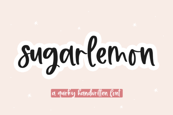 Sugarlemon: A Magical Handwritten Font for Elegant Editorial Design