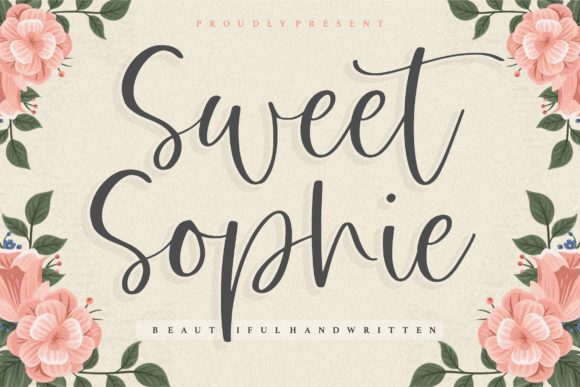 Sweet Sophie: A Flowing Handwritten Font for Elegant Marketing Designs