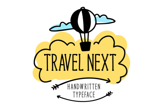 Travel Next: A Playful Serif Font for Crafters and Product Designers