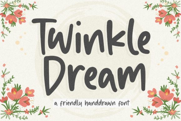 Twinkle Dream: A Script Handwritten Font for Authentic DIY Branding