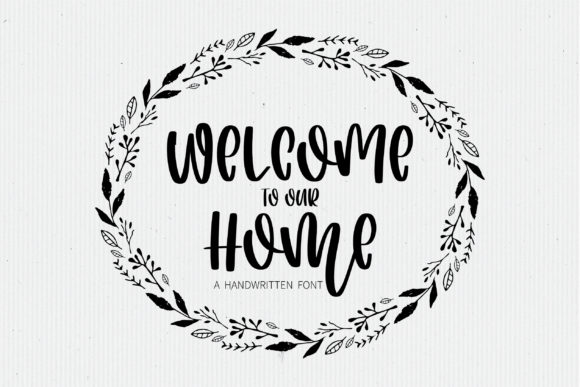 Welcome to Our Home: A Joyful Script Font for Modern Web Design