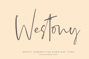 Westony: A Modern Signature Font for Editorial and Branding Projects