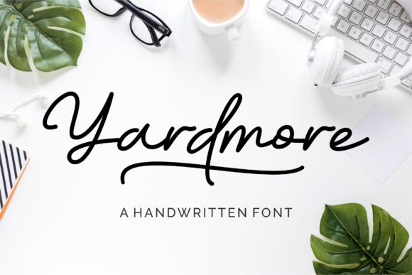 Yardmore: A Charming Script Font for Editorial Design and Digital Publishing